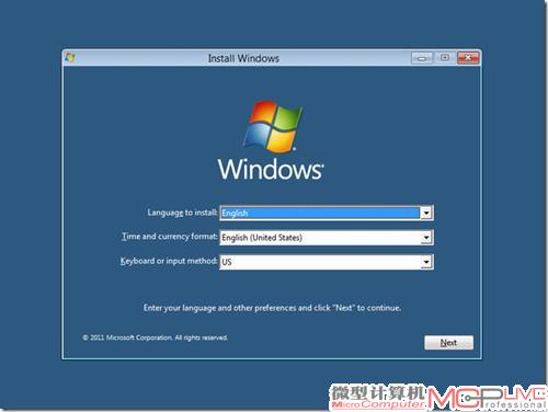 图14 安装Windows 8的过程与安装Windows 7等并无二致，只是在个别细节的设置上需要注意，后文会有提及。